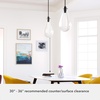 image:imageHunter  Lundin 1light Noble Bronze Medium Size Pendant Light Dimmable Formal Style Teardrop Shaped for Bedrooms Kitchens Dining Living Rooms  19565
