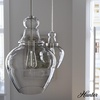 image:imageHunter  Maple Park 1light Brushed Nickel Medium Size Pendant Light Dimmable Casual Style Bell Shaped for Bedrooms Kitchens Dining Living Rooms  19567