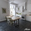 image:imageHunter  Maple Park 1light Brushed Nickel Medium Size Pendant Light Dimmable Casual Style Bell Shaped for Bedrooms Kitchens Dining Living Rooms  19567