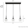 image:imageHunter  Maple Park 3light Noble Bronze Large Cluster Light Dimmable Casual Style Linear Shaped for Bedrooms Kitchens Dining Living Rooms  19900