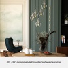 image:imageHunter  Maple Park 5Light Brushed Nickel Medium Size Cluster Light Dimmable Casual Style Round Shaped for Bedrooms Kitchens Dining Living Rooms  19899