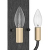 image:imageHunter  Merlin 2Light Rustic Iron Industrial Style Dimmable Small Sconce Light for Bedrooms Kitchens Foyers Bathrooms  19801