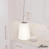 image:imageHunter  Nolita 1light Brushed Nickel Mini Pendant Light Dimmable Modern Style Cone Shaped for Bedrooms Kitchens Dining Living Rooms  19887
