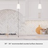 image:imageHunter  Nolita 1light Brushed Nickel Mini Pendant Light Dimmable Modern Style Cone Shaped for Bedrooms Kitchens Dining Living Rooms  19887