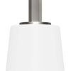 image:imageHunter  Nolita 1light Brushed Nickel Mini Pendant Light Dimmable Modern Style Cone Shaped for Bedrooms Kitchens Dining Living Rooms  19887