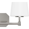 image:imageHunter  Nolita 2light Brushed Nickel Medium Size Vanity Light Dimmable Modern Style for Bedrooms Kitchens Foyers Bathrooms  19879