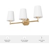 image:imageHunter  Nolita 3Light Alturas Gold Modern Style Dimmable Medium Size Vanity Light for Bedrooms Kitchens Foyers Bathrooms  19882
