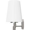 image:imageHunter  Nolita 4light Brushed Nickel Medium Size Vanity Light Dimmable Modern Style for Bedrooms Kitchens Foyers Bathrooms  19883