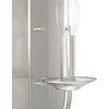 image:imageHunter  Perch Point 1Light Brushed Nickel Small Sconce Light Dimmable Casual Style for Bedrooms Kitchens Foyers Bathrooms  19421