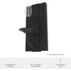 image:imageHunter  Perch Point 1Light Noble Bronze Casual Style Dimmable Small Sconce Light for Bedrooms Kitchens Foyers Bathrooms  19420