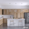 image:imageHunter  Perch Point 1light Brushed Nickel Medium Size Pendant Light Dimmable Casual Style Empire Shaped for Bedrooms Kitchens Dining Living Rooms  19419
