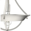 image:imageHunter  Perch Point 1light Brushed Nickel Medium Size Pendant Light Dimmable Casual Style Empire Shaped for Bedrooms Kitchens Dining Living Rooms  19419