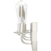 image:imageHunter  Perch Point 3light Brushed Nickel Medium Size Vanity Light Dimmable Casual Style for Bedrooms Kitchens Foyers Bathrooms  19433