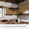 image:imageHunter  Perch Point 4Light Noble Bronze Casual Style Dimmable Large Pendant Light for Bedrooms Kitchens Dining Living Rooms  19428