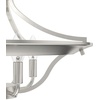 image:imageHunter  Perch Point 4light Brushed Nickel Extra Large Flush Mount Light Dimmable Casual Style Empire Shaped for Bedrooms Kitchens Dining Living Rooms  19423
