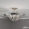image:imageHunter  Perch Point 4light Brushed Nickel Extra Large Flush Mount Light Dimmable Casual Style Empire Shaped for Bedrooms Kitchens Dining Living Rooms  19423