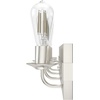 image:imageHunter  Perch Point 4light Brushed Nickel Medium Size Vanity Light Dimmable Casual Style for Bedrooms Kitchens Foyers Bathrooms  19435
