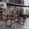 image:imageHunter  Rafner 1light Natural Black Iron Medium Size Pendant Light Dimmable Geometric Style Geometric Shaped for Bedrooms Kitchens Dining Living Rooms  19451Natural Iron