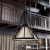 image:imageHunter  Rafner 1light Natural Black Iron Medium Size Pendant Light Dimmable Geometric Style Geometric Shaped for Bedrooms Kitchens Dining Living Rooms  19451Natural Iron