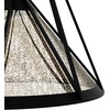 image:imageHunter  Rafner 1light Natural Black Iron Medium Size Pendant Light Dimmable Geometric Style Geometric Shaped for Bedrooms Kitchens Dining Living Rooms  19451Natural Black Iron