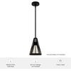 image:imageHunter  Rafner 1light Natural Black Iron Medium Size Pendant Light Dimmable Geometric Style Geometric Shaped for Bedrooms Kitchens Dining Living Rooms  19451Natural Iron