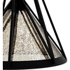 image:imageHunter  Rafner 1light Natural Black Iron Medium Size Pendant Light Dimmable Geometric Style Geometric Shaped for Bedrooms Kitchens Dining Living Rooms  19451Natural Iron