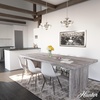 image:imageHunter  River Mill 2light Brushed Nickel Large Flush Mount Light Dimmable Rustic Style Bowl Shaped for Bedrooms Kitchens Dining Living Rooms  19487