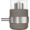 image:imageHunter  River Mill 3light Brushed Nickel Medium Size Vanity Light Dimmable Rustic Style for Bedrooms Kitchens Foyers Bathrooms  19467