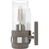 image:imageHunter  River Mill 3light Brushed Nickel Medium Size Vanity Light Dimmable Rustic Style for Bedrooms Kitchens Foyers Bathrooms  19467