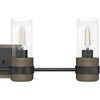 image:imageHunter  River Mill 4light Rustic Iron Medium Size Vanity Light Dimmable Rustic Style for Bedrooms Kitchens Foyers Bathrooms  19468