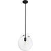 image:imageHunter  Sacha 1light Natural Black Iron Medium Size Pendant Light Dimmable Modern Style Globe Shaped for Bedrooms Kitchens Dining Living Rooms  19660