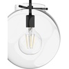 image:imageHunter  Sacha 1light Natural Black Iron Medium Size Pendant Light Dimmable Modern Style Globe Shaped for Bedrooms Kitchens Dining Living Rooms  19660