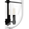 image:imageHunter  Sacha 3Light Natural Black Iron Modern Style Dimmable Medium Size Flush Mount Light for Bedrooms Kitchens Dining Living Rooms  19322Natural Iron