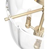 image:imageHunter  Sacha 3light Alturas Gold Medium Size Flush Mount Light Dimmable Modern Style Urn Shaped for Bedrooms Kitchens Dining Living Rooms  19387