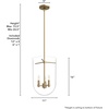 image:imageHunter  Sacha 3light Alturas Gold Medium Size Pendant Light Dimmable Modern Style Urn Shaped for Bedrooms Kitchens Dining Living Rooms  19385