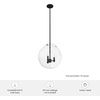 image:imageHunter  Sacha 3light Natural Black Iron Medium Size Pendant Light Dimmable Modern Style Globe Shaped for Bedrooms Kitchens Dining Living Rooms  19658Natural Iron