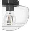 image:imageHunter  Saddle Creek 1Light Noble Bronze Schoolhouse Style Dimmable Small Flush Mount Light for Bedrooms Kitchens Foyers Bathrooms  19114