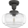 image:imageHunter  Saddle Creek 1light Brushed Nickel Small Pendant Light Dimmable Schoolhouse Style Schoolhouse Shaped for Bedrooms Kitchens Dining Living Rooms  19189Noble Bronze
