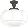 image:imageHunter  Saddle Creek 1light Noble Bronze Medium Size Pendant Light Dimmable Schoolhouse Style Schoolhouse Shaped for Bedrooms Kitchens Dining Living Rooms  19192