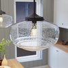 image:imageHunter  Saddle Creek 1light Noble Bronze Medium Size Pendant Light Dimmable Schoolhouse Style Schoolhouse Shaped for Bedrooms Kitchens Dining Living Rooms  19191