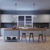 image:imageHunter  Saddle Creek 1light Noble Bronze Medium Size Pendant Light Dimmable Schoolhouse Style Schoolhouse Shaped for Bedrooms Kitchens Dining Living Rooms  19192