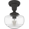 image:imageHunter  Saddle Creek 1light Noble Bronze Small Pendant Light Dimmable Schoolhouse Style Schoolhouse Shaped for Bedrooms Kitchens Dining Living Rooms  19046