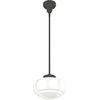 image:imageHunter  Saddle Creek 1light Noble Bronze Small Pendant Light Dimmable Schoolhouse Style Schoolhouse Shaped for Bedrooms Kitchens Dining Living Rooms  19188