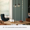 image:imageHunter  Saddle Creek 1light Noble Bronze Small Pendant Light Dimmable Schoolhouse Style Schoolhouse Shaped for Bedrooms Kitchens Dining Living Rooms  19046