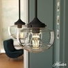 image:imageHunter  Saddle Creek 1light Noble Bronze Small Pendant Light Dimmable Schoolhouse Style Schoolhouse Shaped for Bedrooms Kitchens Dining Living Rooms  19046