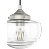 image:imageHunter  Saddle Creek 3light Brushed Nickel Large Cluster Light Dimmable Schoolhouse Style Linear Shaped for Bedrooms Kitchens Dining Living Rooms  19497