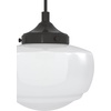 image:imageHunter  Saddle Creek 3light Brushed Nickel Large Cluster Light Dimmable Schoolhouse Style Linear Shaped for Bedrooms Kitchens Dining Living Rooms  19496Noble Bronze