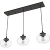 image:imageHunter  Saddle Creek 3light Noble Bronze Large Cluster Light Dimmable Schoolhouse Style Linear Shaped for Bedrooms Kitchens Dining Living Rooms  19499