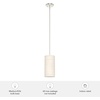 image:imageHunter  Solhaven 1light Bleached Alder Mini Pendant Light Dimmable Modern Style Cylinder Shaped for Bedrooms Kitchens Dining Living Rooms  19240
