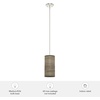 image:imageHunter  Solhaven 1light Warm Grey Oak Mini Pendant Light Dimmable Modern Style Cylinder Shaped for Bedrooms Kitchens Dining Living Rooms  19241